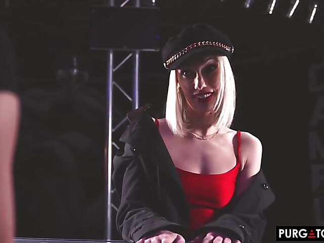 Lesbian bar sex with hot Sky Pierce and Shana Lane