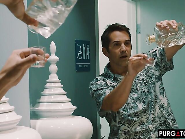 Interracial foursome with sexy blondes Jazlyn Ray and Kay Lovely