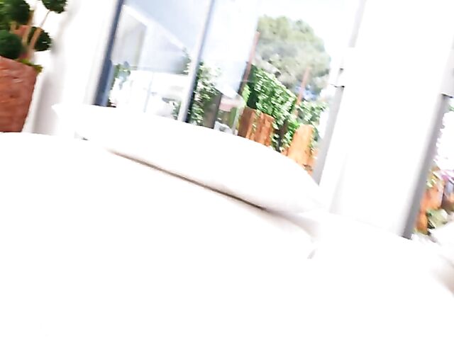 August - Big breasted beautiful ebony interracial audition