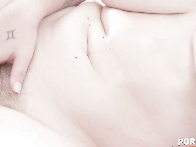 Natural busty redhead Annabelle Redd is way too horny