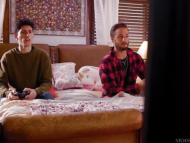 Alexis Tae - Young ebony anal with a white guy instead of playing games