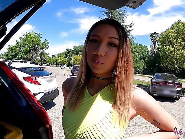 Kimora Quin - Exotic teen POV public park adventure