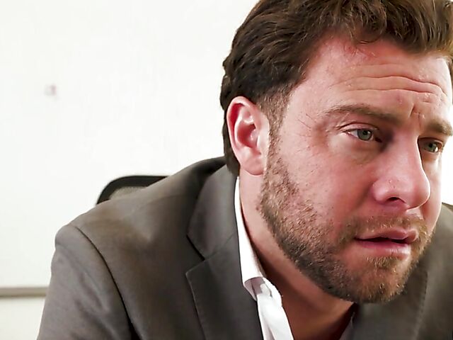 Office anal in stockings with Jesse Pony