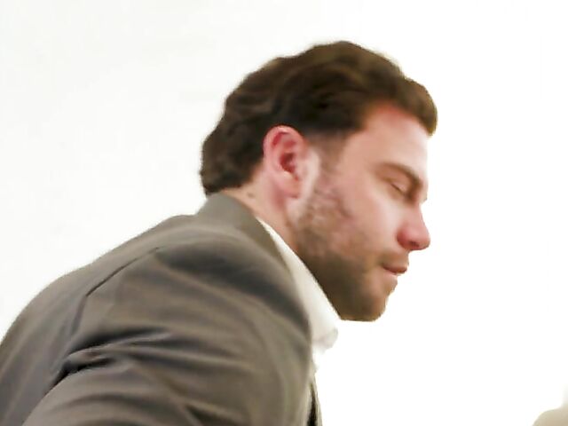 Office anal in stockings with Jesse Pony