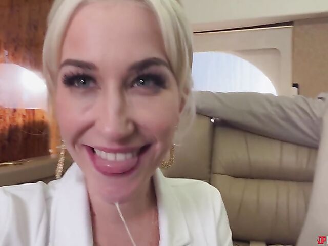 Group sex on a plane with Skye Blue, Jenna Starr and Zoey Sinn
