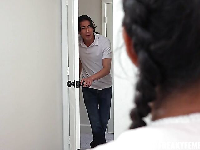 Aubree Valentine & Binky Beaz - FFM threesome with the fembot