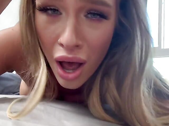 Dredd uses his huge black cock on glamorous white babe Skye Bri