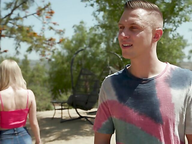 MILF and teen blonde FFM threesome with Slimthick Vic and Braylin Bailey