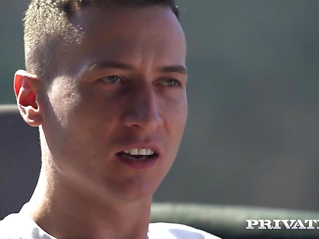 Lady in red Veronica Leal takes two in her best DP scene