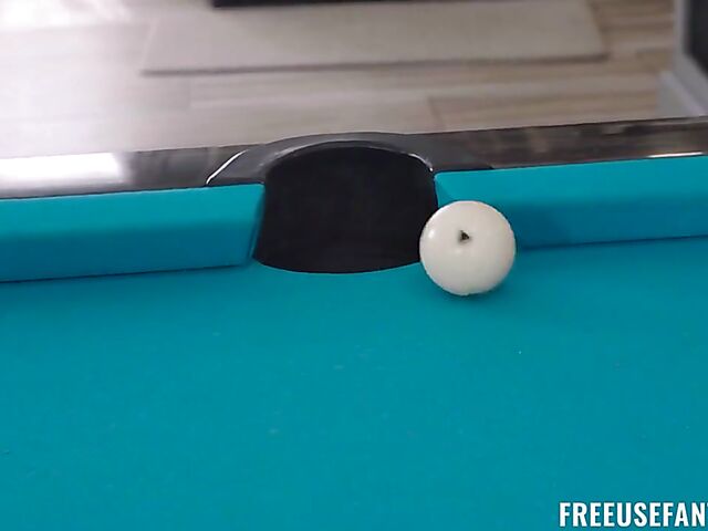 Free use pool table fuck with petite girl Freya Von Doom