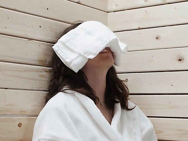 Bailey Archer - Shemale fucks guy and gets fucked in the sauna