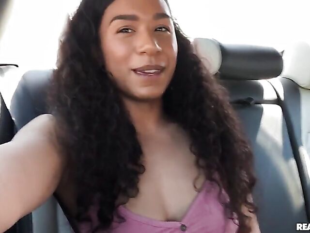 Kitt Lacey - Oiled interracial couple fucking on the massage table