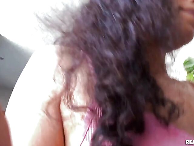 Kitt Lacey - Oiled interracial couple fucking on the massage table