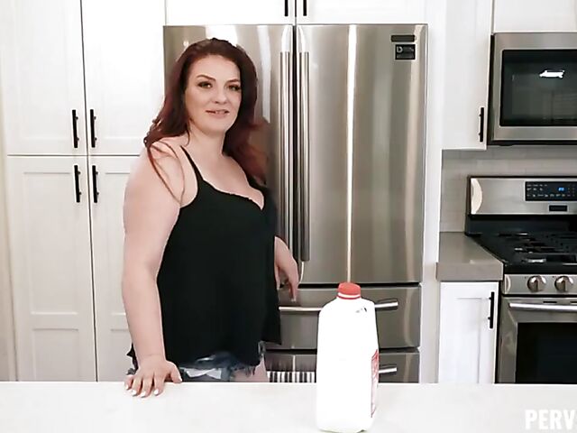 Emmy Demure - Busty redhead MILF POV fucked for your enjoyment