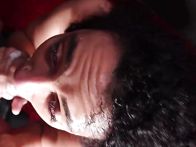 Busty blowbang slut Emori Pleezer loves cum on tongue and cum on face