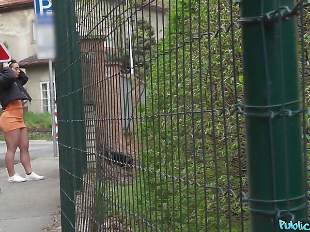 POV public fuck with money hungry Sara Diamante