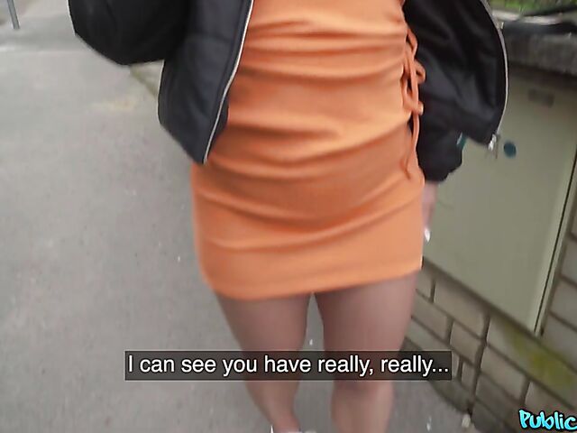 POV public fuck with money hungry Sara Diamante