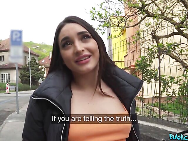 POV public fuck with money hungry Sara Diamante