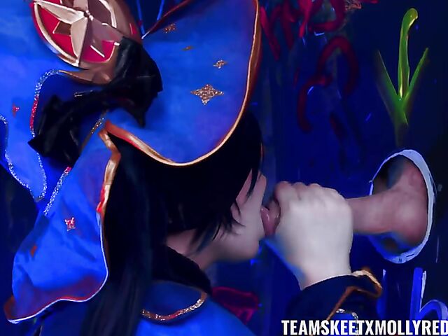 Pantyhose fuck with slutty cosplay girl Molly RedWolf