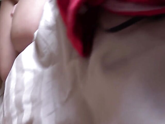 Two teens POV in the bedroom with Leana Lovings and Bella Forbes