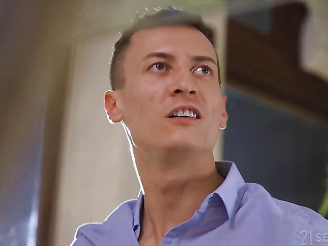 Veronica Leal - Slim redhead with glasses anal temptation