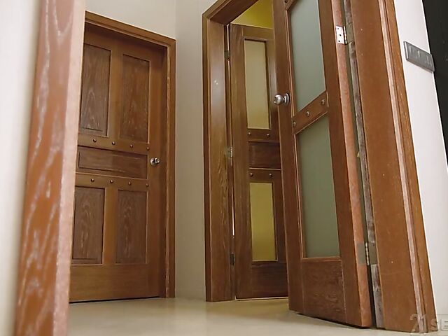 Veronica Leal - Slim redhead with glasses anal temptation