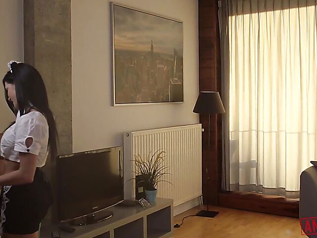 Lana Fever - Playful interracial maid POV style