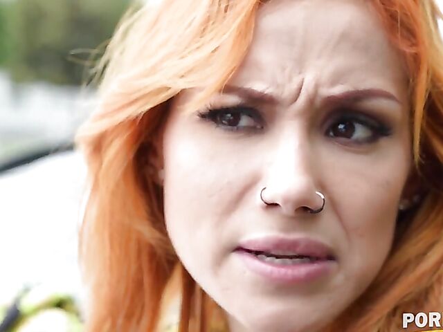 Car accident and interracial double penetration with small ass redhead Veronica Leal