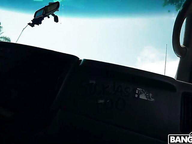 Mandy Rhea - Bang Bus MILF interracial ride during the lunch break