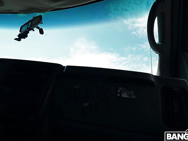 Mandy Rhea - Bang Bus MILF interracial ride during the lunch break