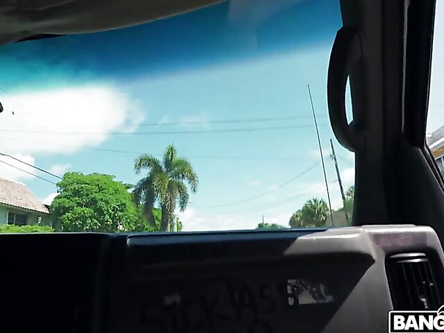 Mandy Rhea - Bang Bus MILF interracial ride during the lunch break