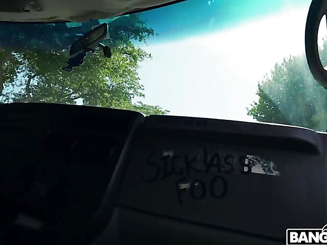 Mandy Rhea - Bang Bus MILF interracial ride during the lunch break