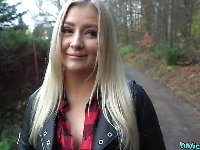 POV pick up fuck with Czech blonde Cayla Lyons