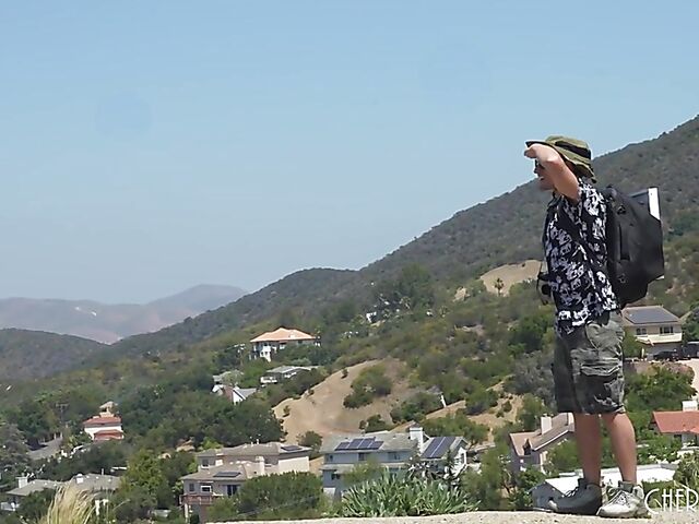 Spying on skinny bikini babe Summer Vixen and fucking her twat