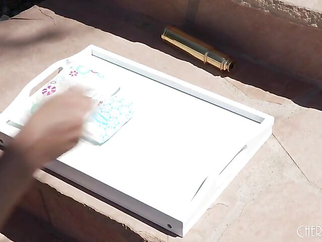 Spying on skinny bikini babe Summer Vixen and fucking her twat