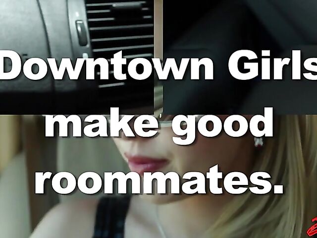 Stunning Kagney Linn Karter with perfect boobs gets her pierced pussy pounded by her roommate's boyfriend