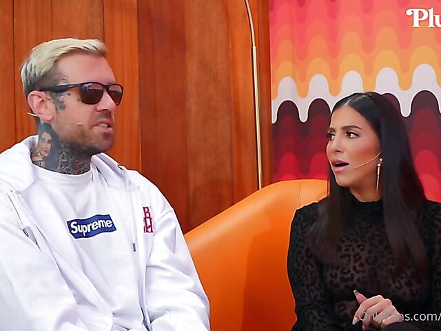 Pornstar talk show and crazy FFM threesome with Alina Lopez, Lena the Plug and Adam22