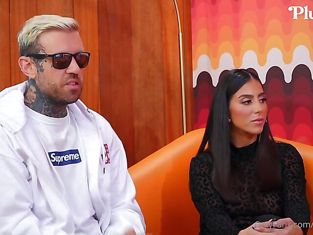 Pornstar talk show and crazy FFM threesome with Alina Lopez, Lena the Plug and Adam22