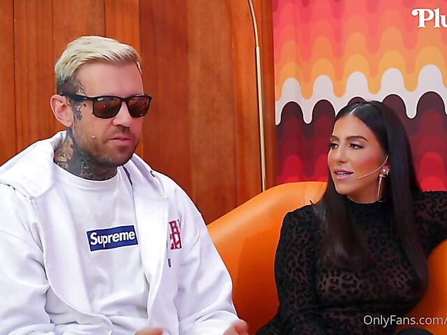 Pornstar talk show and crazy FFM threesome with Alina Lopez, Lena the Plug and Adam22