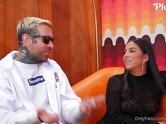 Pornstar talk show and crazy FFM threesome with Alina Lopez, Lena the Plug and Adam22