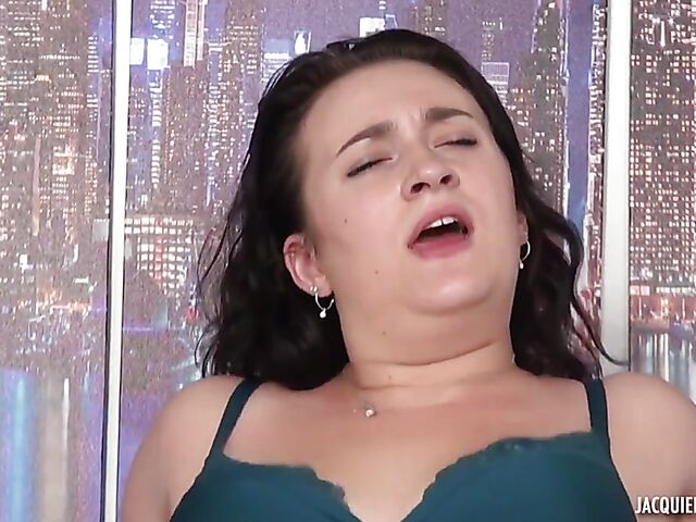 French anal fuck in lingerie and stockings with Anais