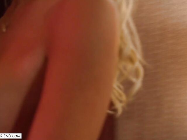 Blonde MILF with big tits Brittany Andrews is his tonight's lover