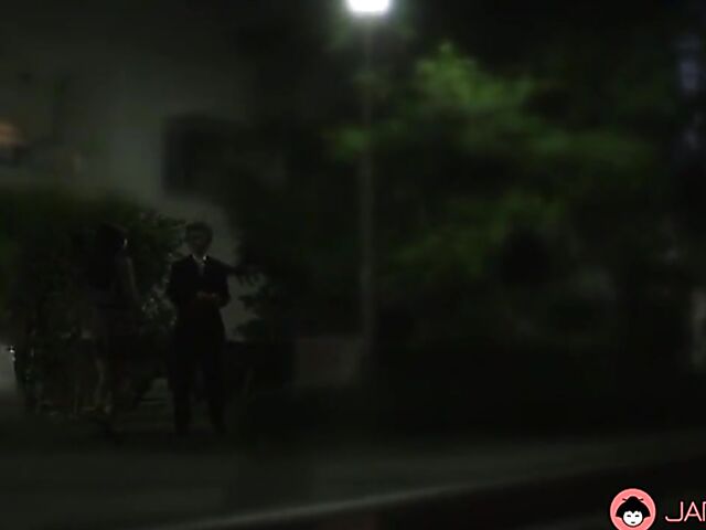 Japanese old man sex with hot and hairy Mako Saeki