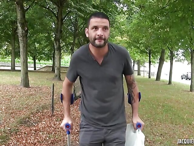 Natacha Guapa - Outdoor anal with a limping man