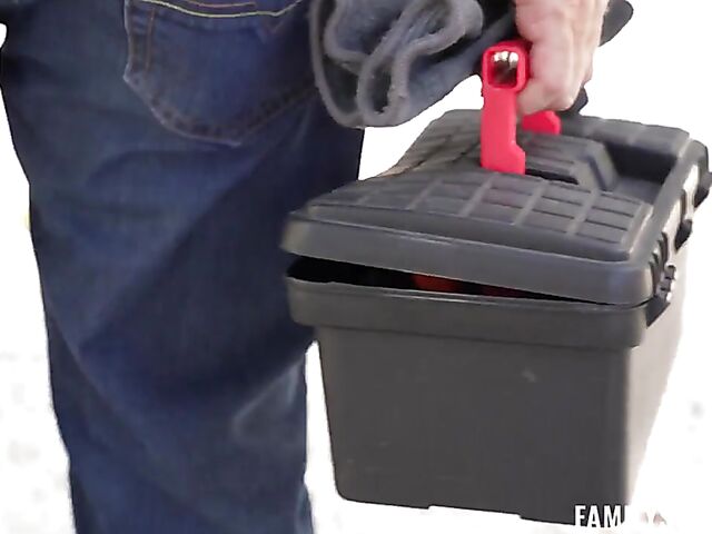 Sneaky sex in the kitchen with horny young redhead Bess Breast