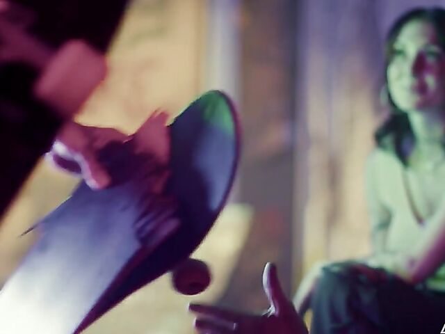 Maya Woulfe - Partying hard and riding cock on the roof at night