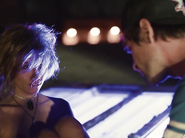 Maya Woulfe - Partying hard and riding cock on the roof at night