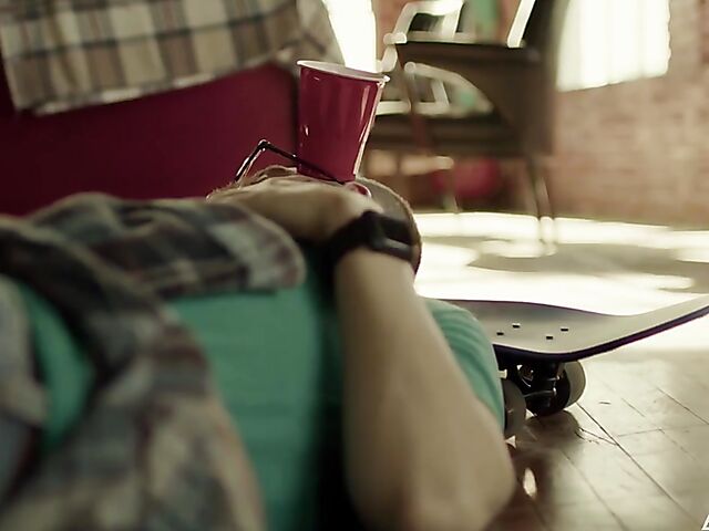 Maya Woulfe - Partying hard and riding cock on the roof at night