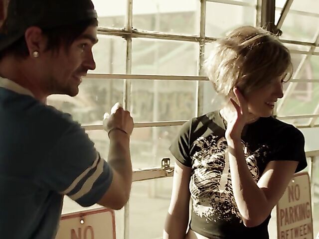 Maya Woulfe - Partying hard and riding cock on the roof at night