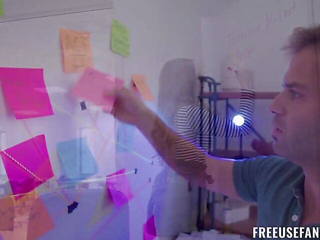 Freeuse office fuck with Willow Ryder, Charley Hart and Penelope Kay